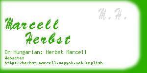 marcell herbst business card